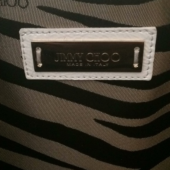 Jimmy Choo Straw Glitter Tote - Picture 6 of 8